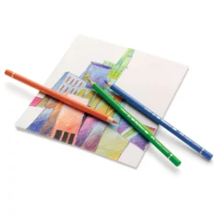 FABER-CASTELL POLYCHROMOS Farbstifte, 48er Holzkoffer