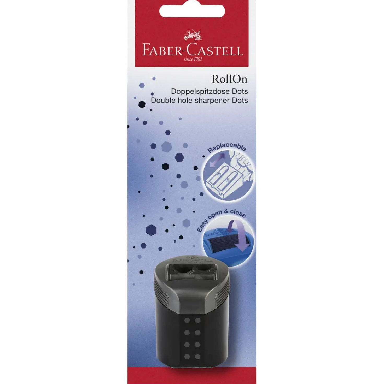 FABER-CASTELL RollOn Doppelspitzdose Dots