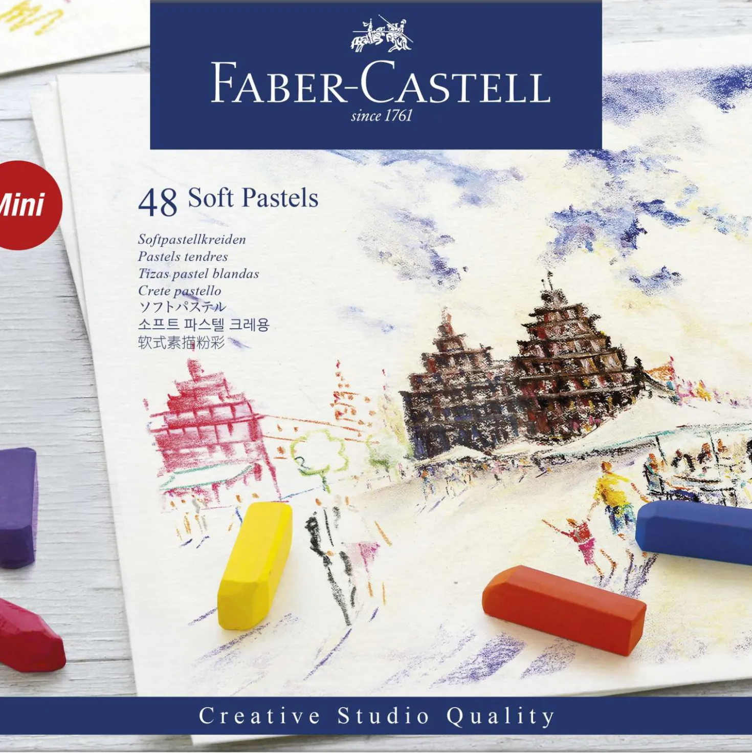 FABER-CASTELL Softpastellkreiden Mini STUDIO QUALITY Etuis