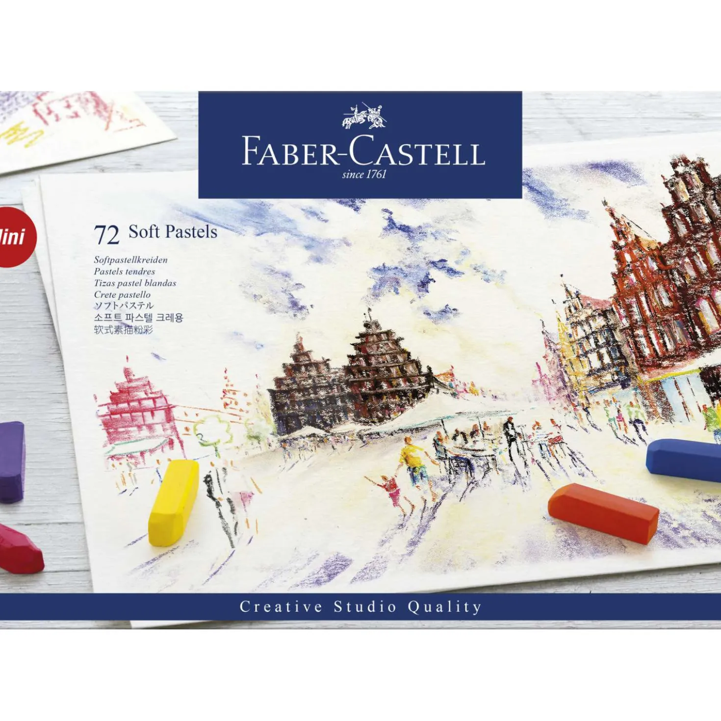 FABER-CASTELL Softpastellkreiden Mini STUDIO QUALITY Etuis