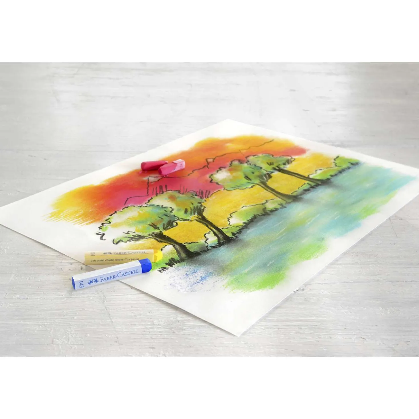 FABER-CASTELL Softpastell STUDIO QUALITY, Kartonetuis Softpastellkreiden