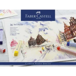 FABER-CASTELL Softpastell STUDIO QUALITY, Kartonetuis Softpastellkreiden