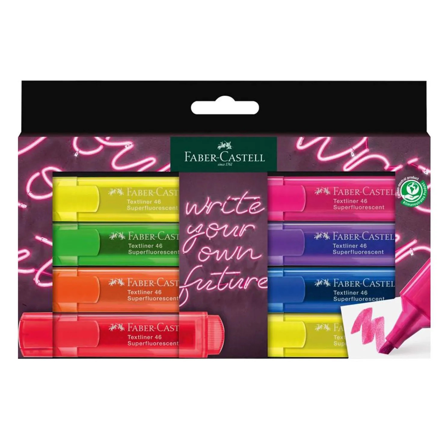 FABER-CASTELL Textmarker TL46 Neon, Sets