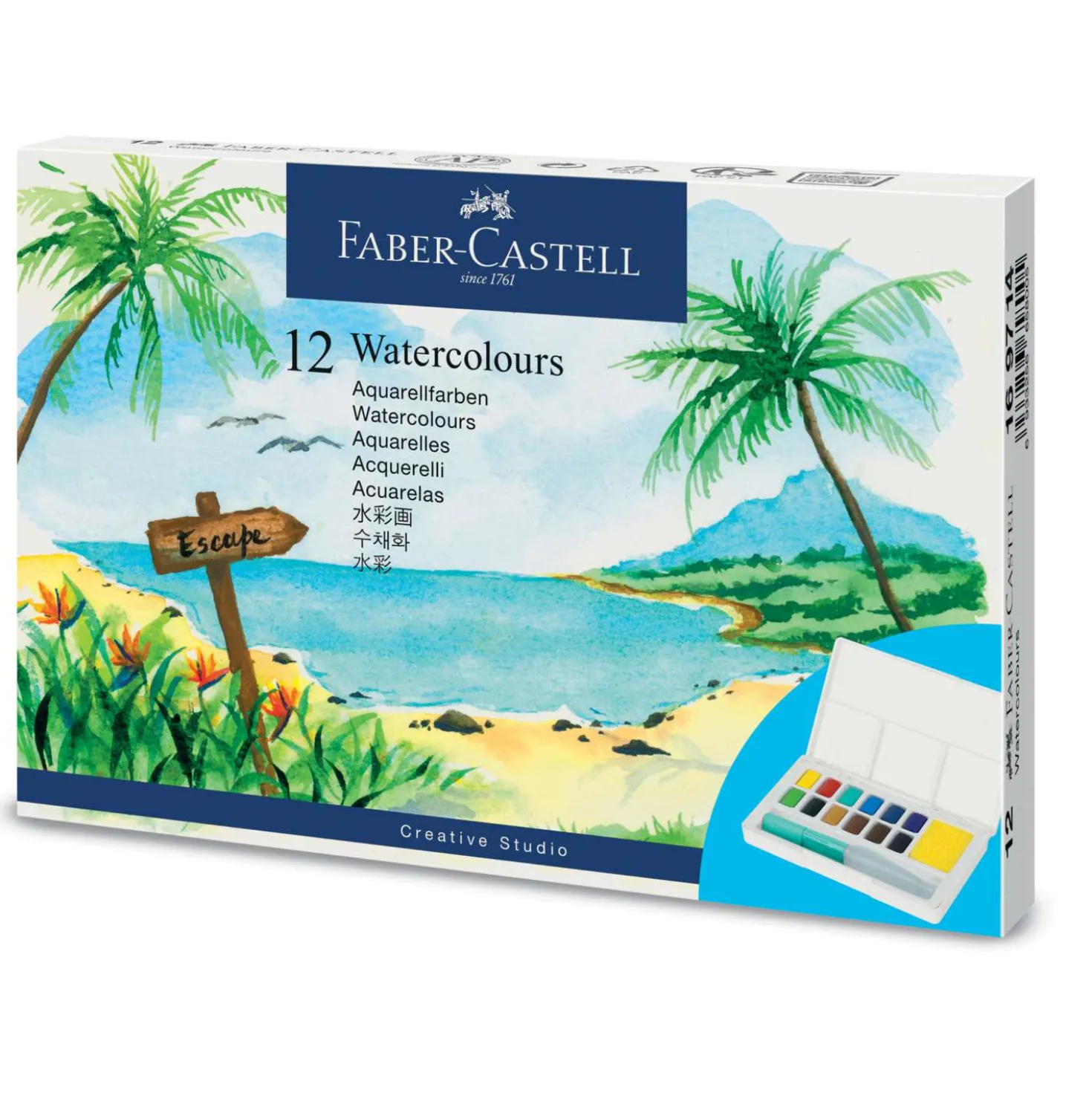 FABER-CASTELL Tropische Aquarellfarben