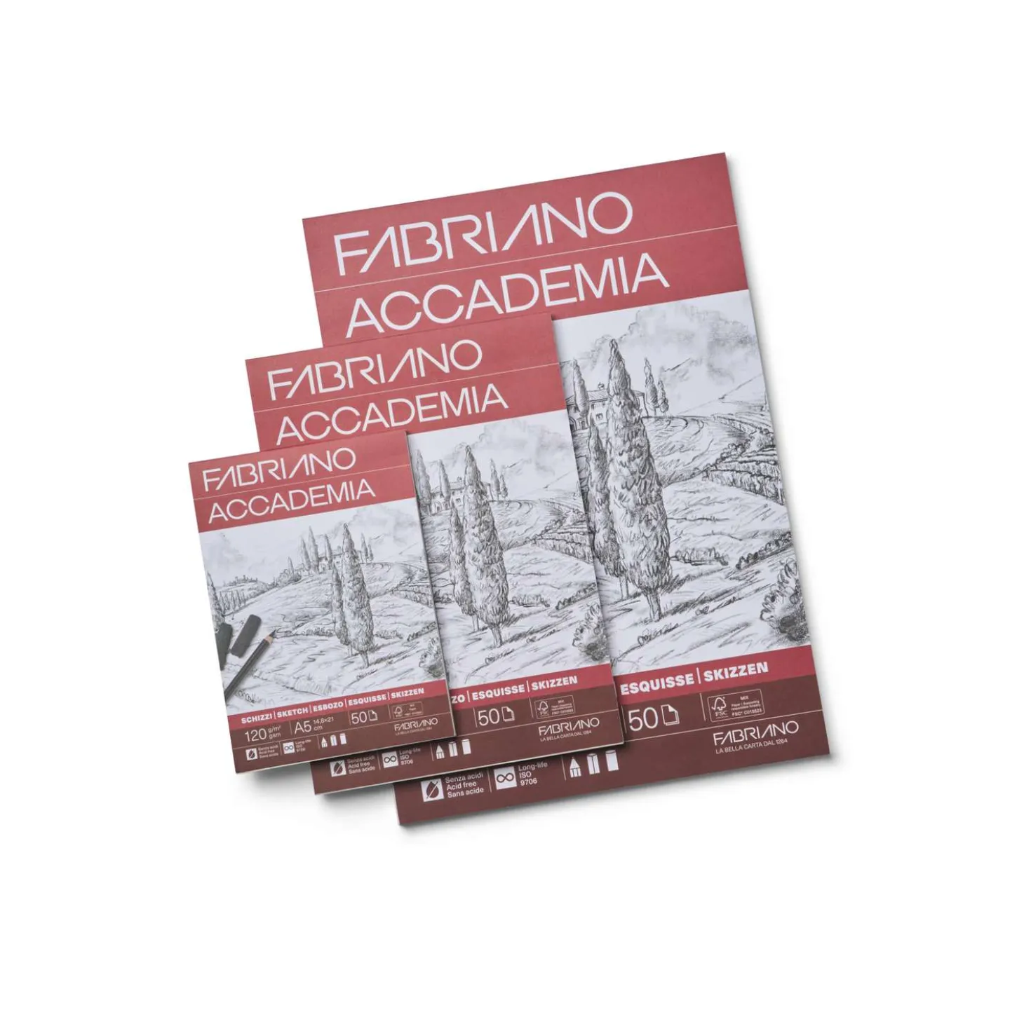 FABRIANO® "Accademia" Skizzen- und Zeichenpapier