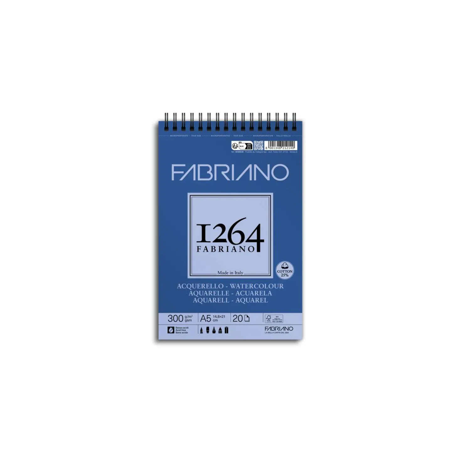 FABRIANO® 1264 Aquarellblock