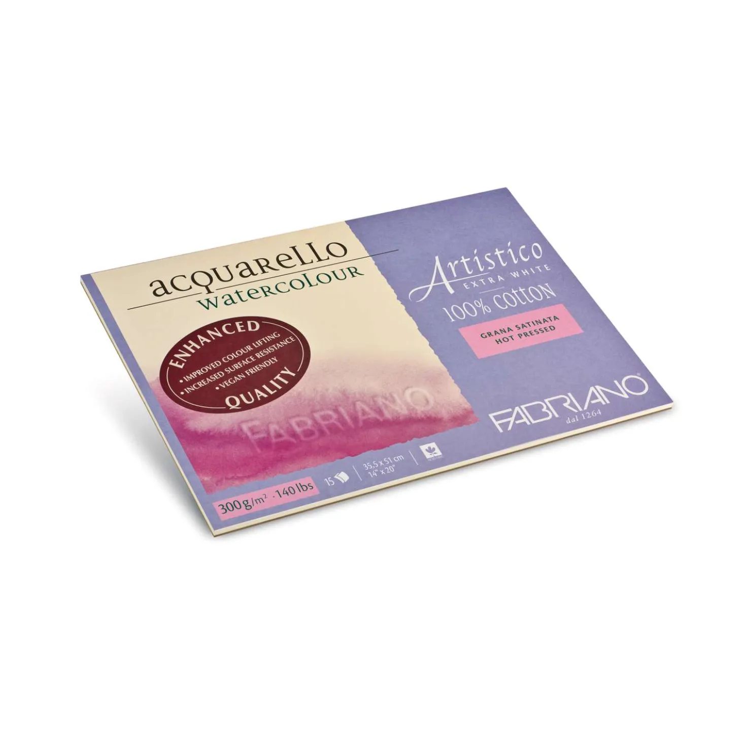 FABRIANO® „Artistico“, extraweiß Bütten-Aquarellkarton