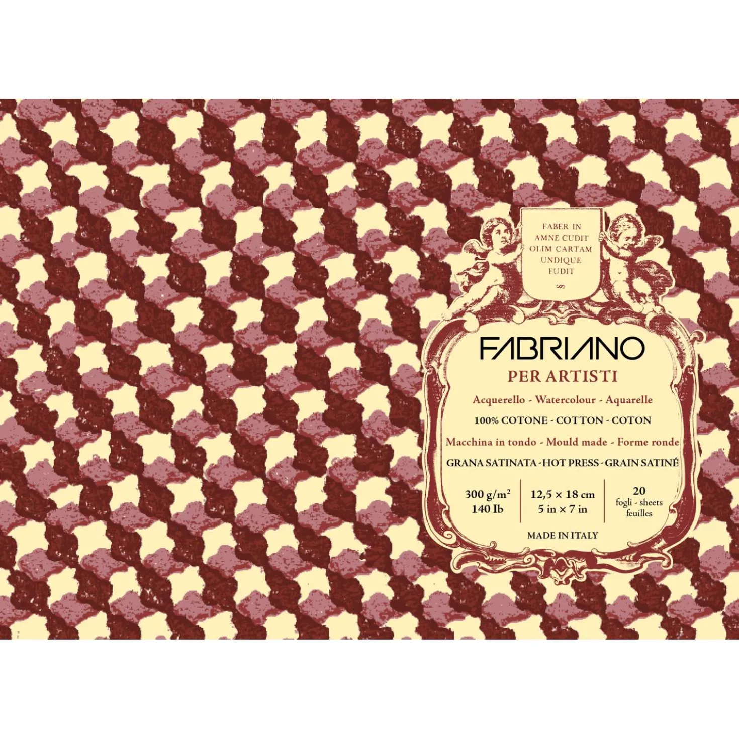 FABRIANO® Blocco per Artisti Aquarellblock, satiniert