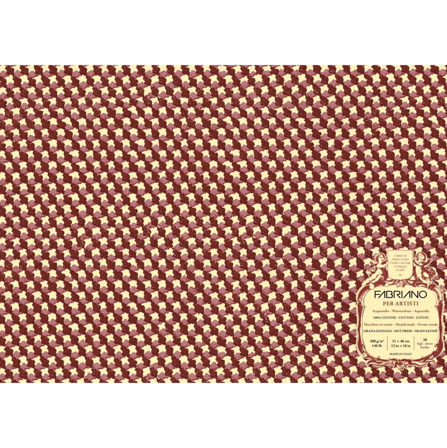 FABRIANO® Blocco per Artisti Aquarellblock, satiniert