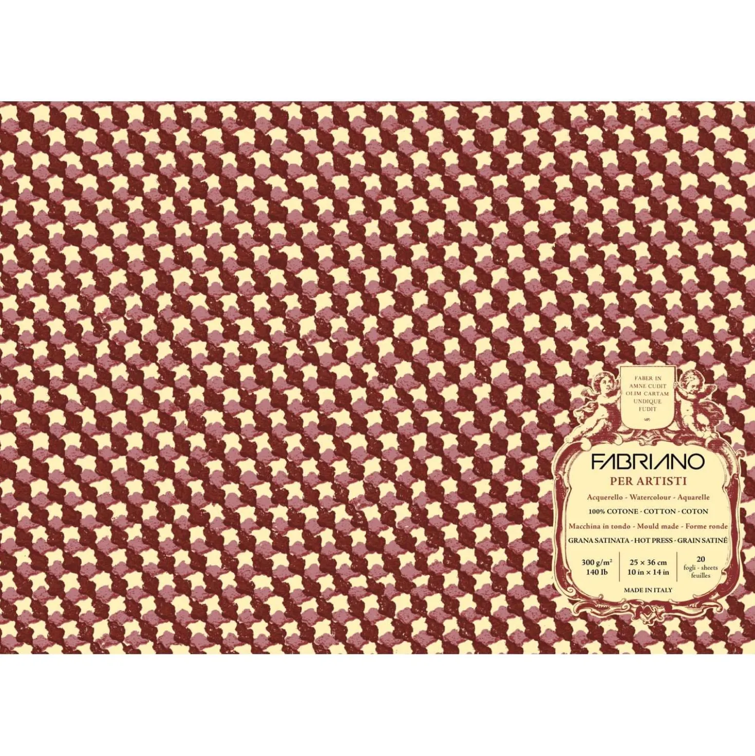 FABRIANO® Blocco per Artisti Aquarellblock, satiniert