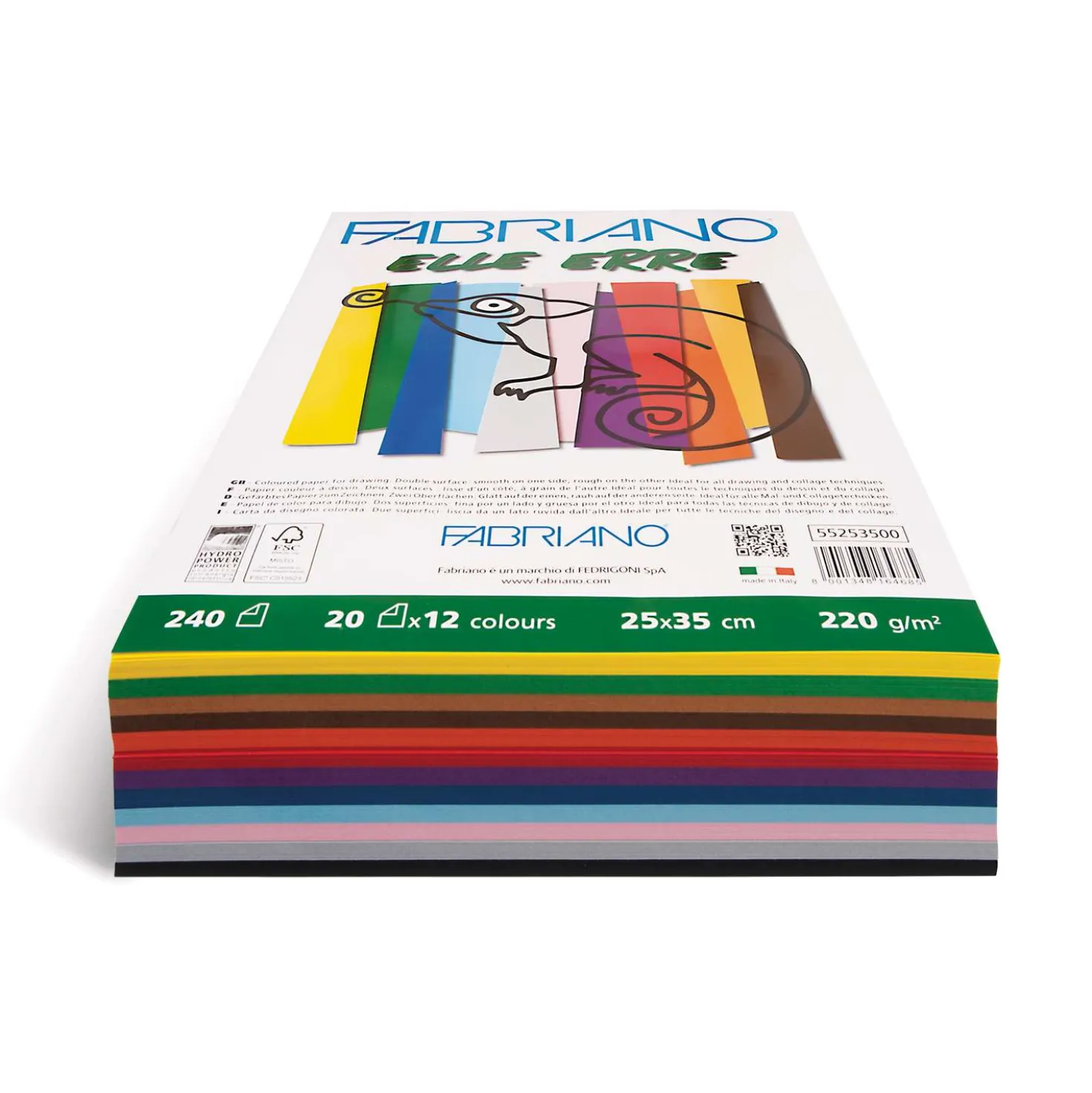FABRIANO® Elle Erre Tonzeichenkarton-Block