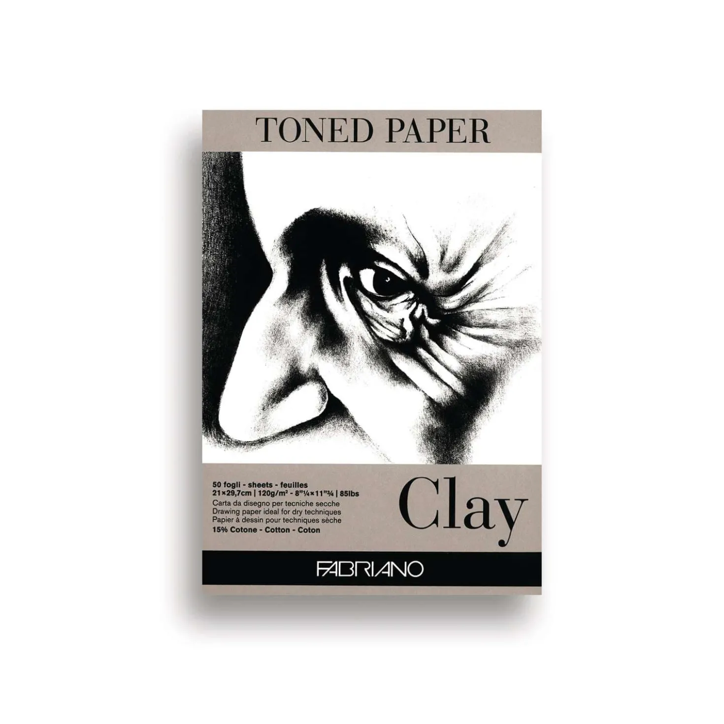 FABRIANO® Toned Paper Zeichenblock, Clay