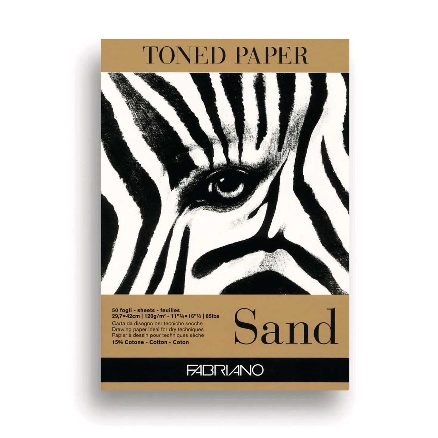 FABRIANO® Toned Paper Zeichenblock, Sand