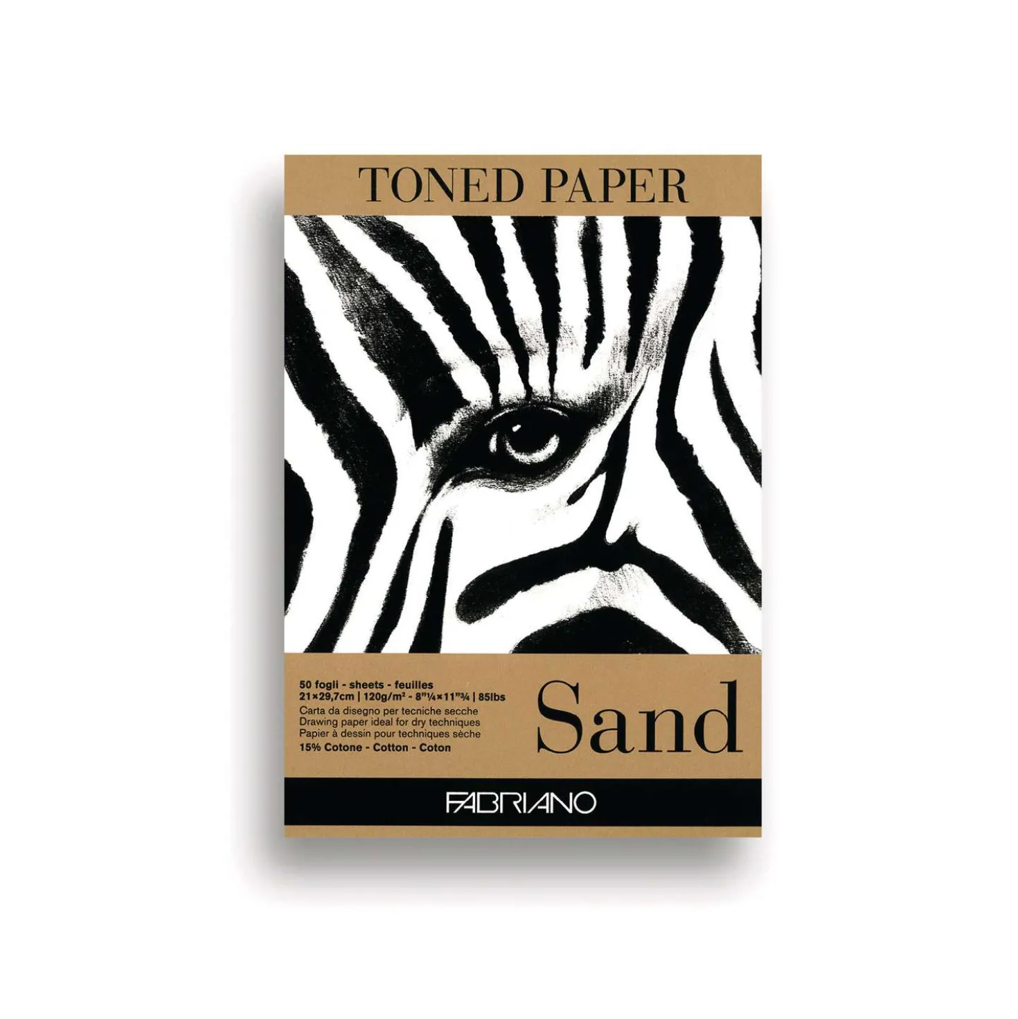 FABRIANO® Toned Paper Zeichenblock, Sand