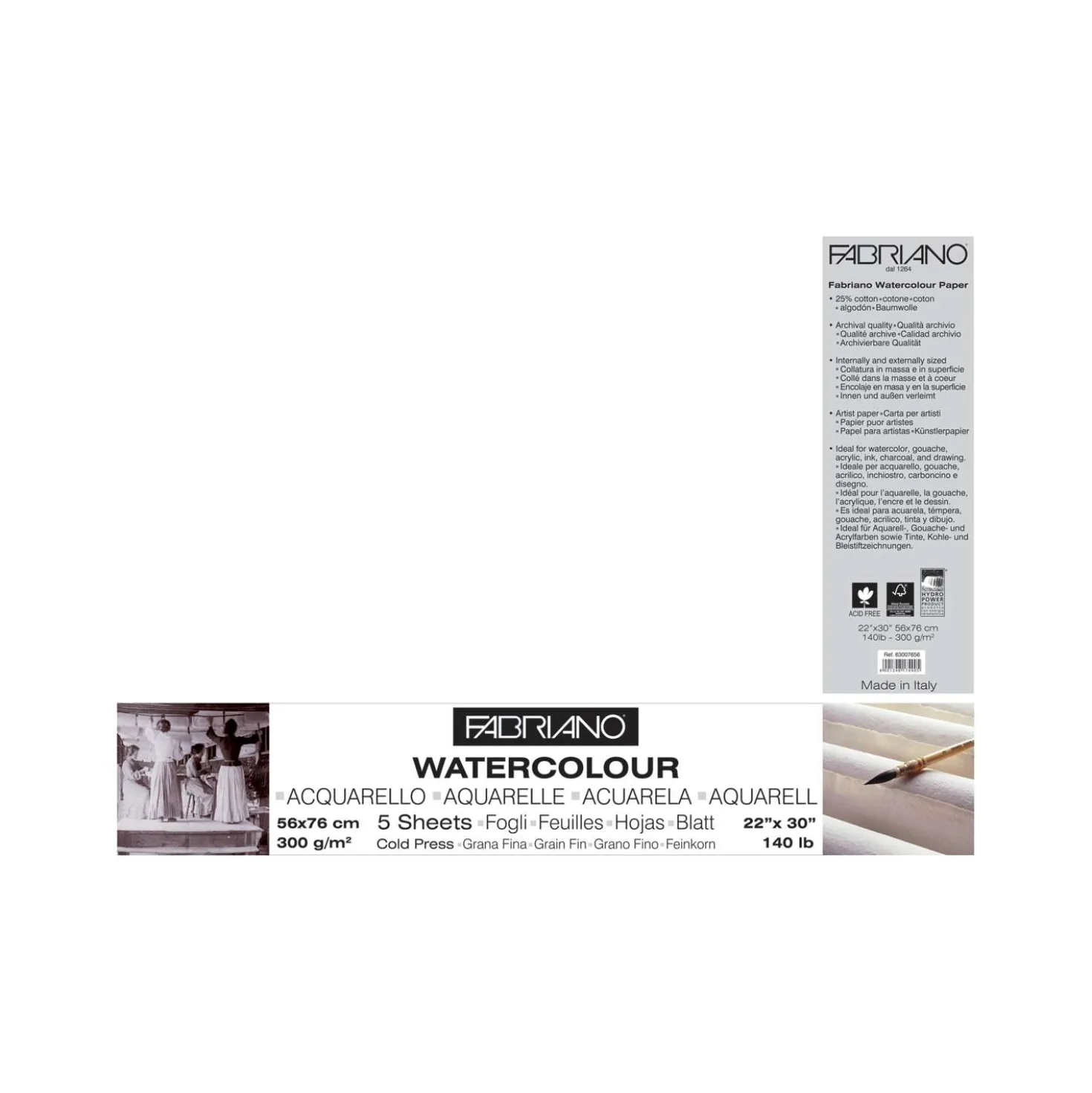 FABRIANO® „Watercolour“ Aquarellkarton