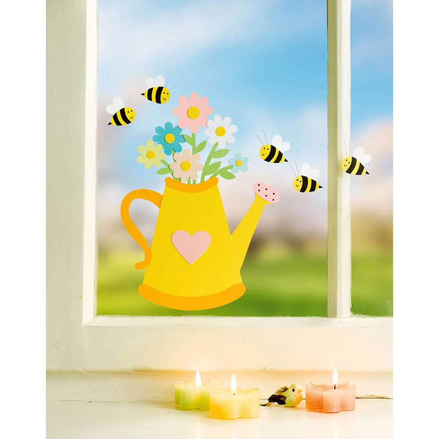 Farbenfrohe Fensterbilder (kreativ.kompakt)