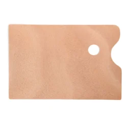 Farbpalette aus Holz