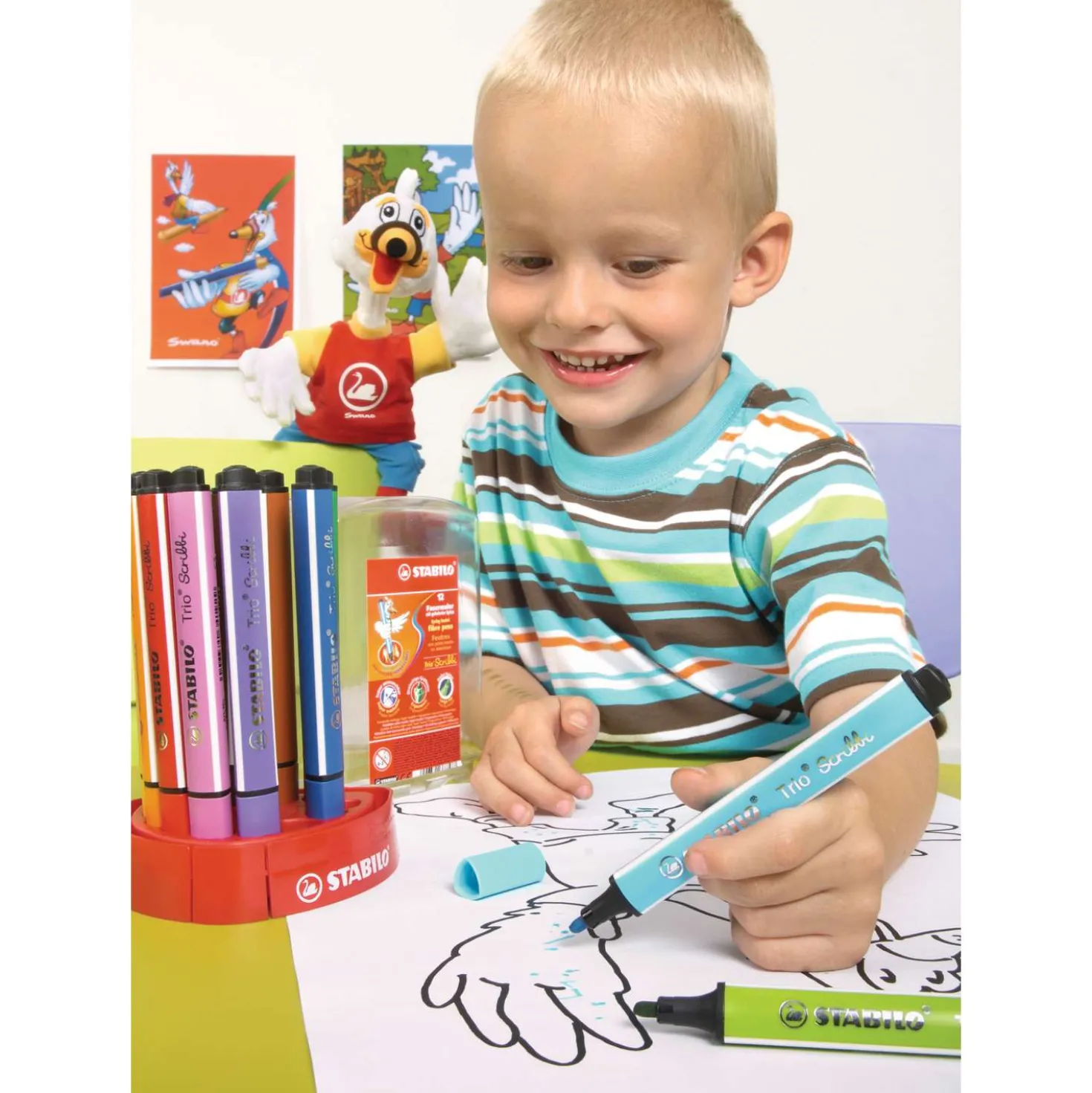 Filzstift STABILO® Trio Scribbi