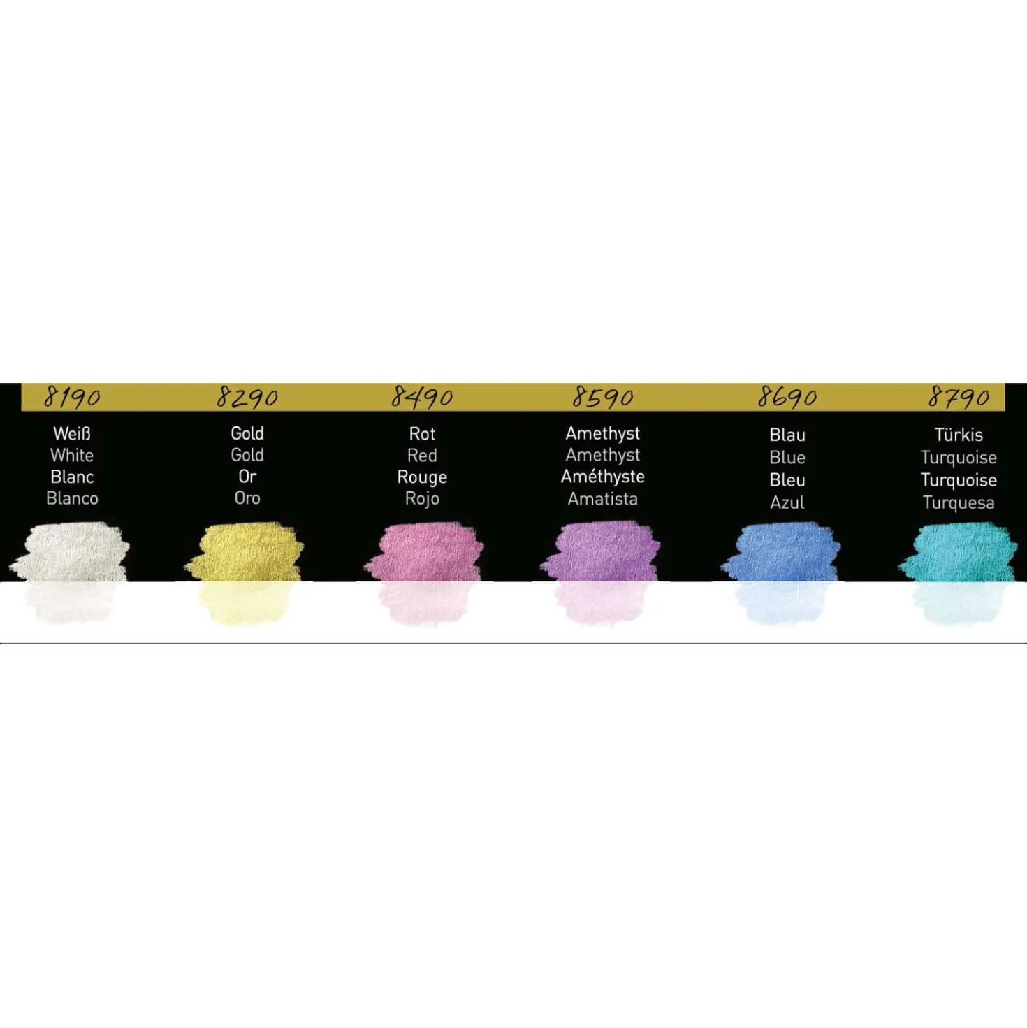 FINETEC Premium Farbkasten, irisierende Farben "High Sparkle"