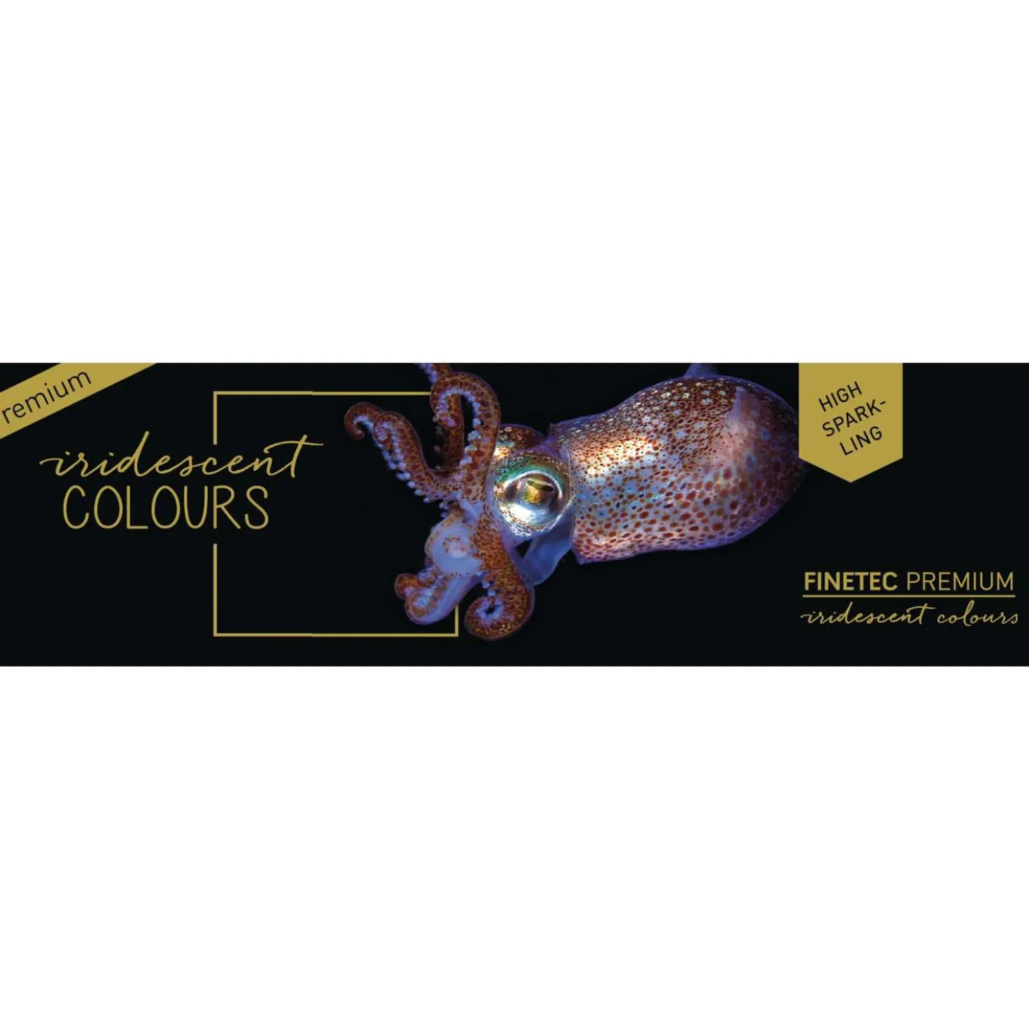 FINETEC Premium Farbkasten, irisierende Farben "High Sparkle"