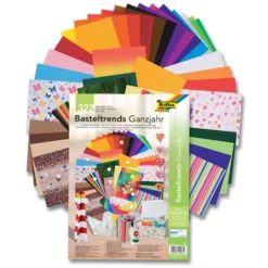 folia® Bastelset „Ganzjahr“, 322-teilig