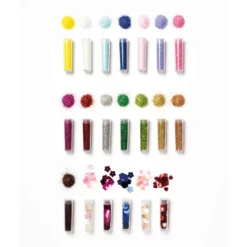 folia® Bio Glitter- und Pailletten-Set, 20 Tuben