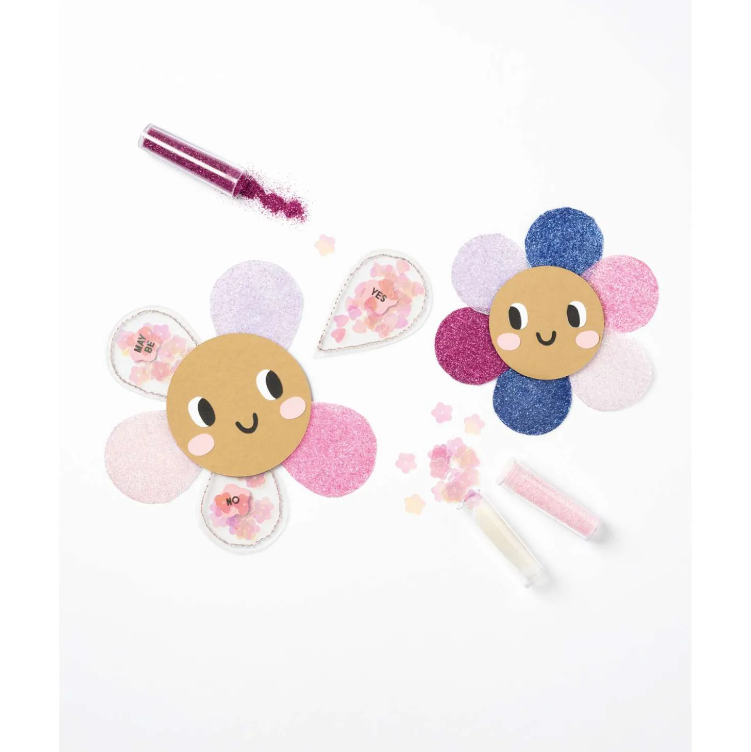 folia® Bio Glitter- und Pailletten-Set, 20 Tuben