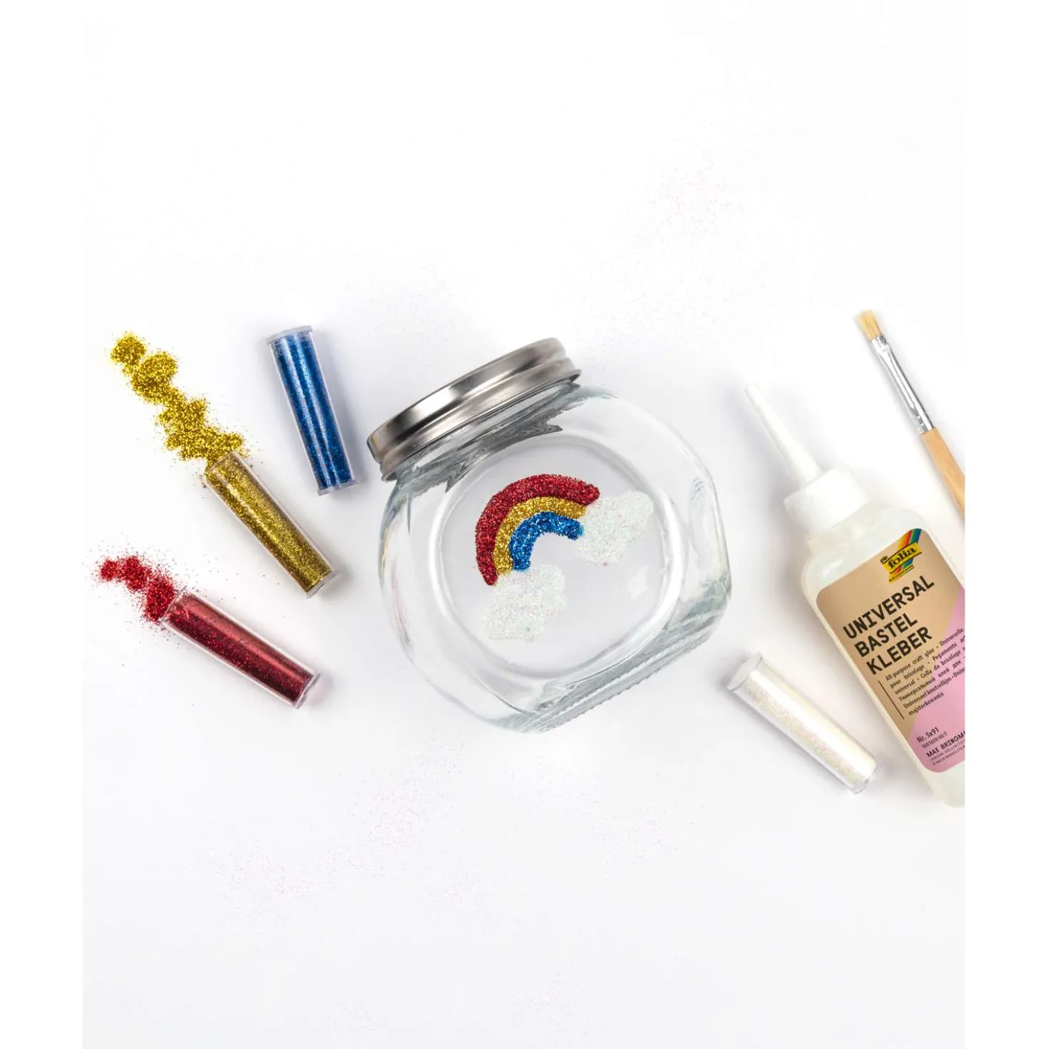 folia® Bio Glitter- und Pailletten-Set