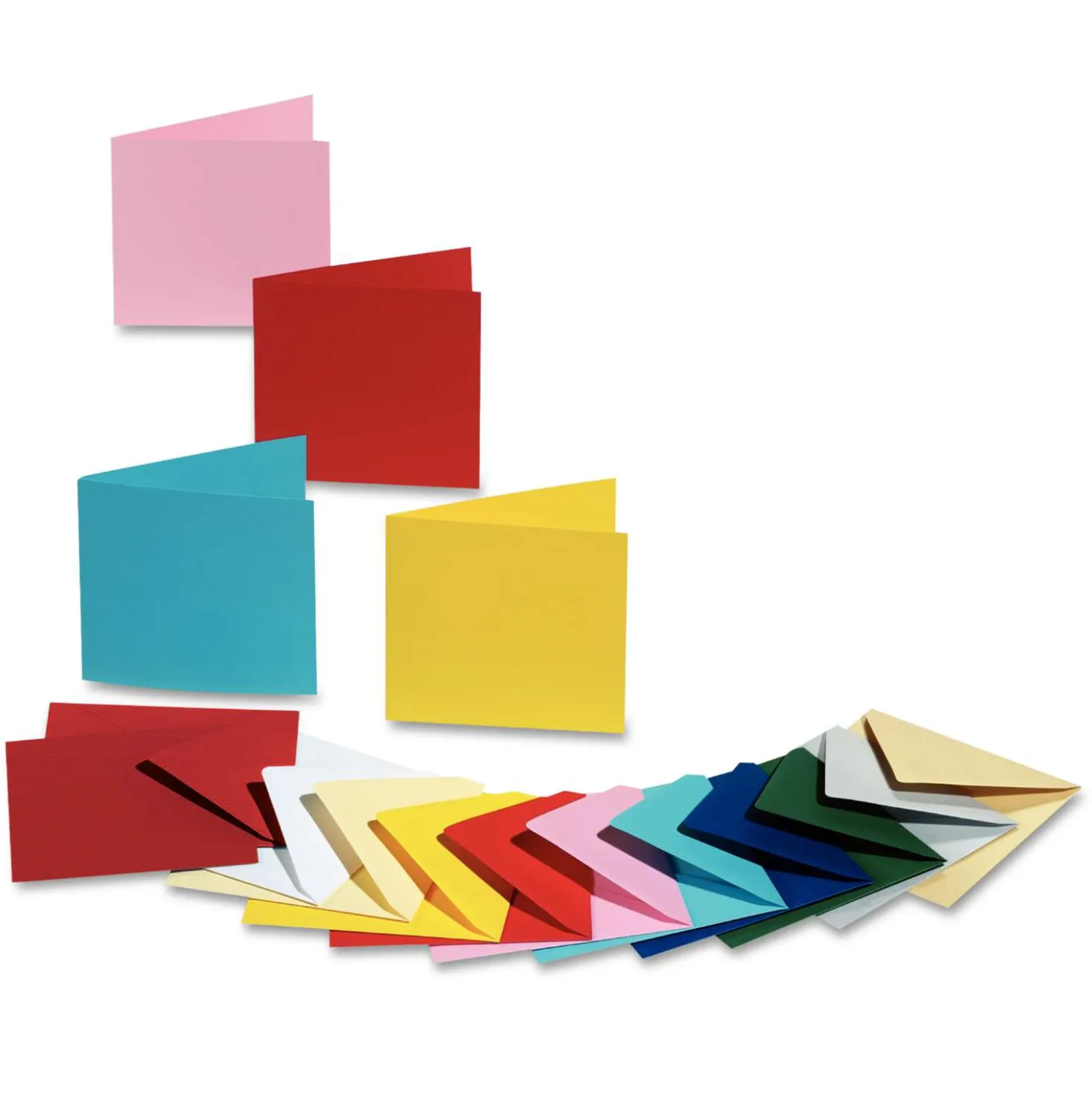 folia® Doppelkarten, quadratisch
