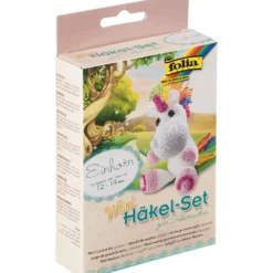 folia® Mini-Häkel-Set, Einhorn
