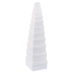folia® Pappboxen, 12er-Set eckig