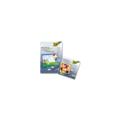 folia® Puzzle mit Legerahmen, blanco weiß