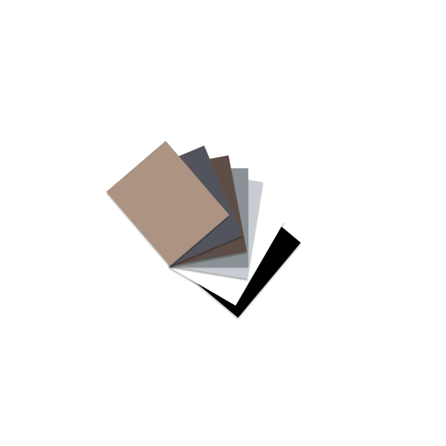 folia® Tonpapier Sortiment Grautöne