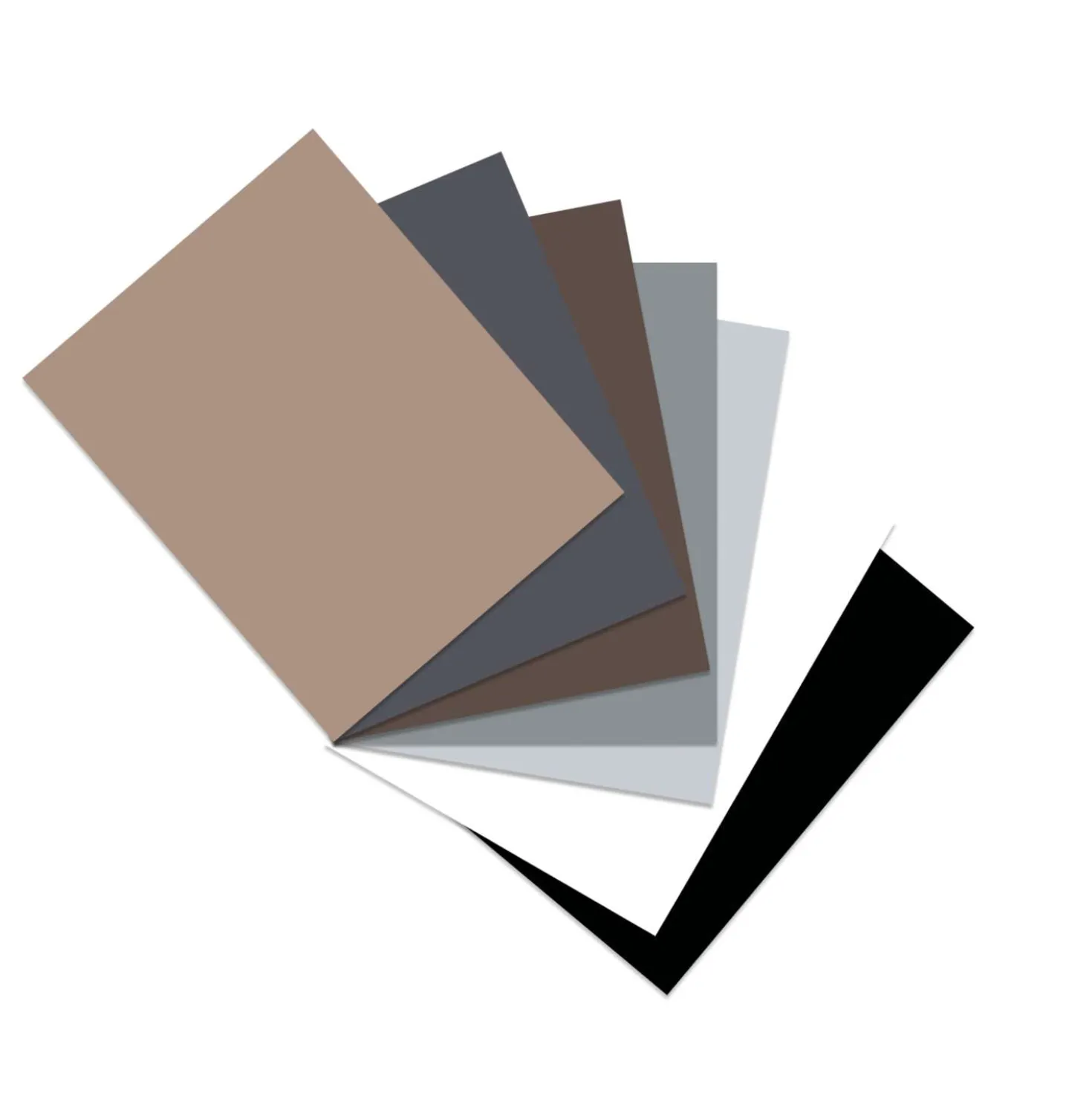 folia® Tonpapier Sortiment Grautöne