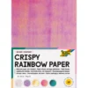 folia® Crispy Rainbow Paper Tonpapier, 10 Bogen