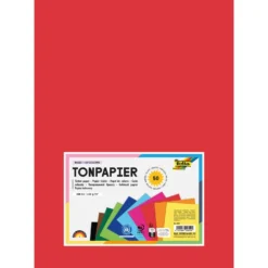 folia® Tonpapier 50 Bogen,10 Farben