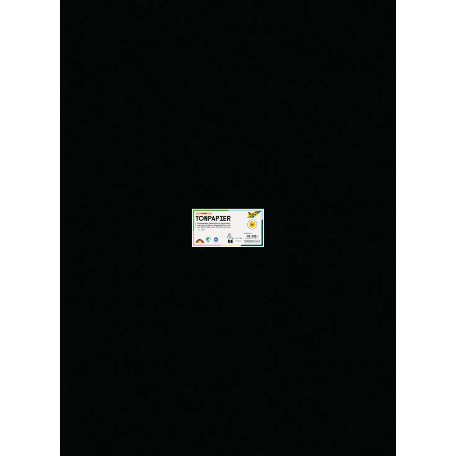 folia® Tonpapier Schwarz