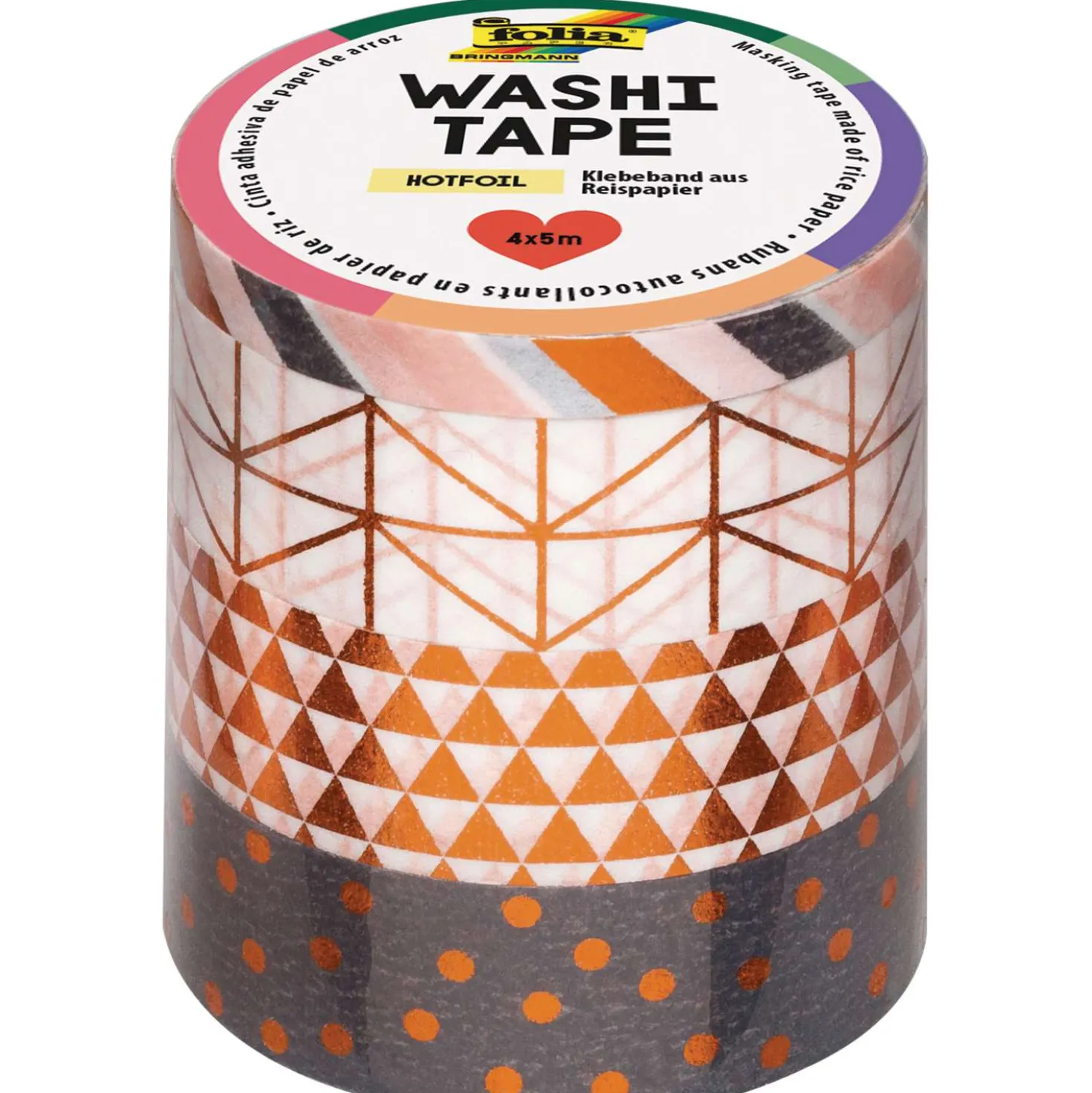 folia® Washi-Tape Klebeband-Sets