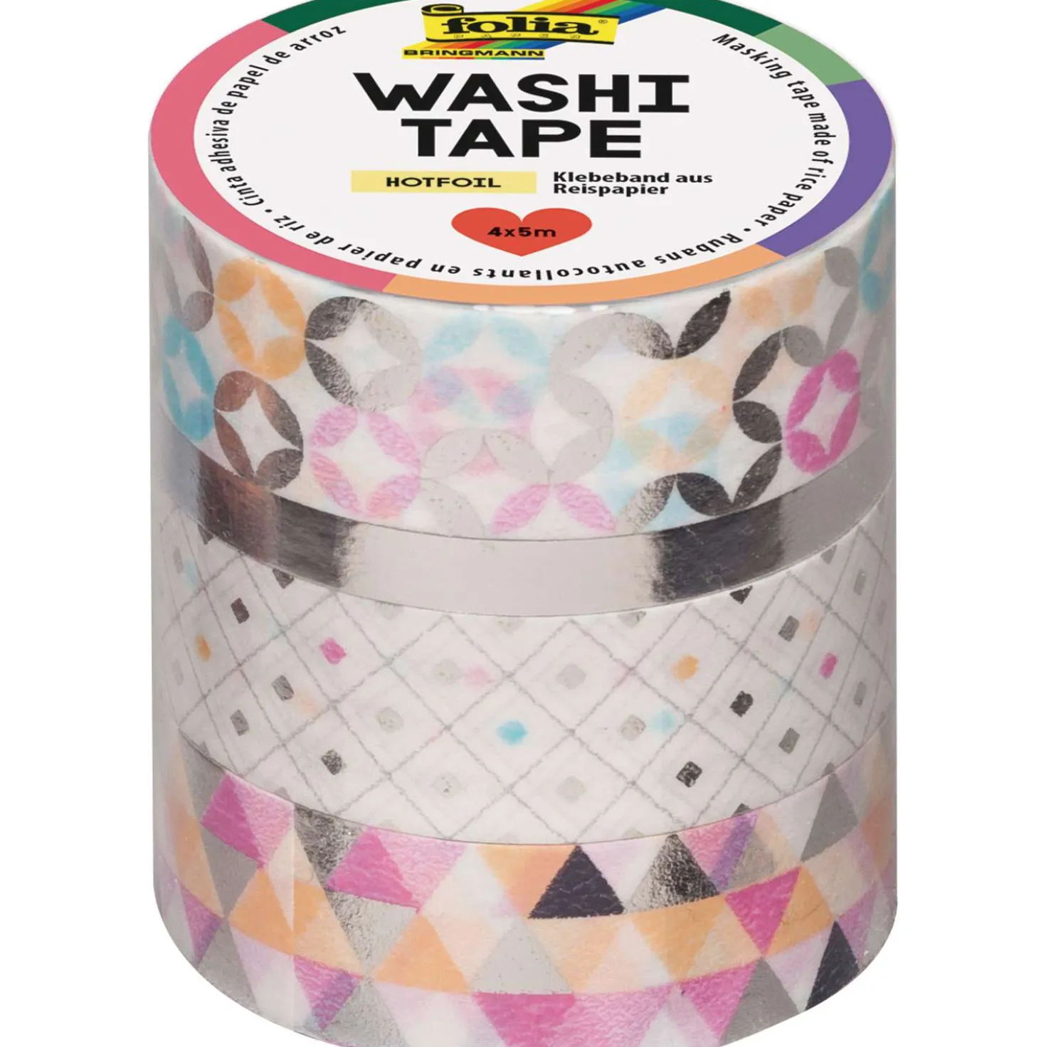 folia® Washi-Tape Klebeband-Sets