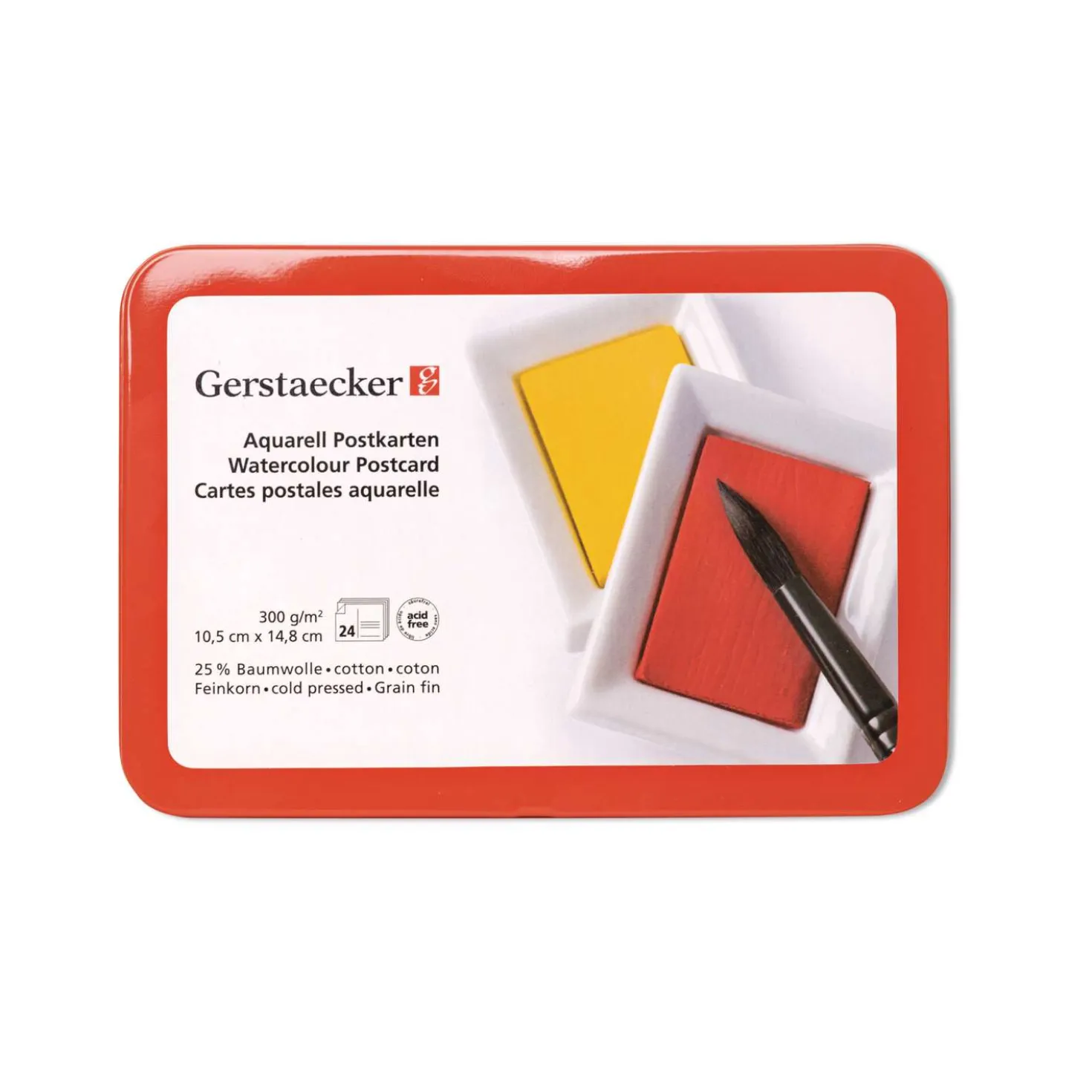 GERSTAECKER Aquarell-Postkarten-Set