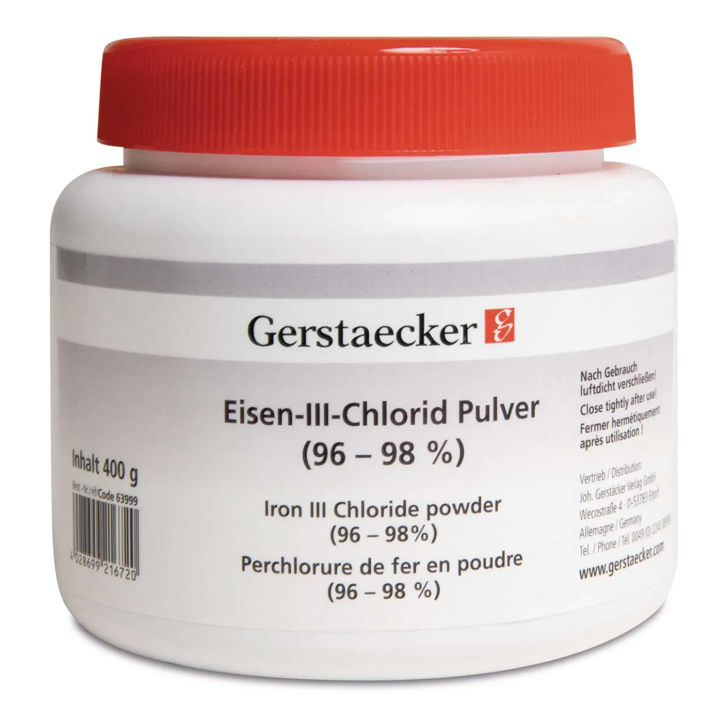 GERSTAECKER Eisen-III-ChloridPulver (96 - 98 %)
