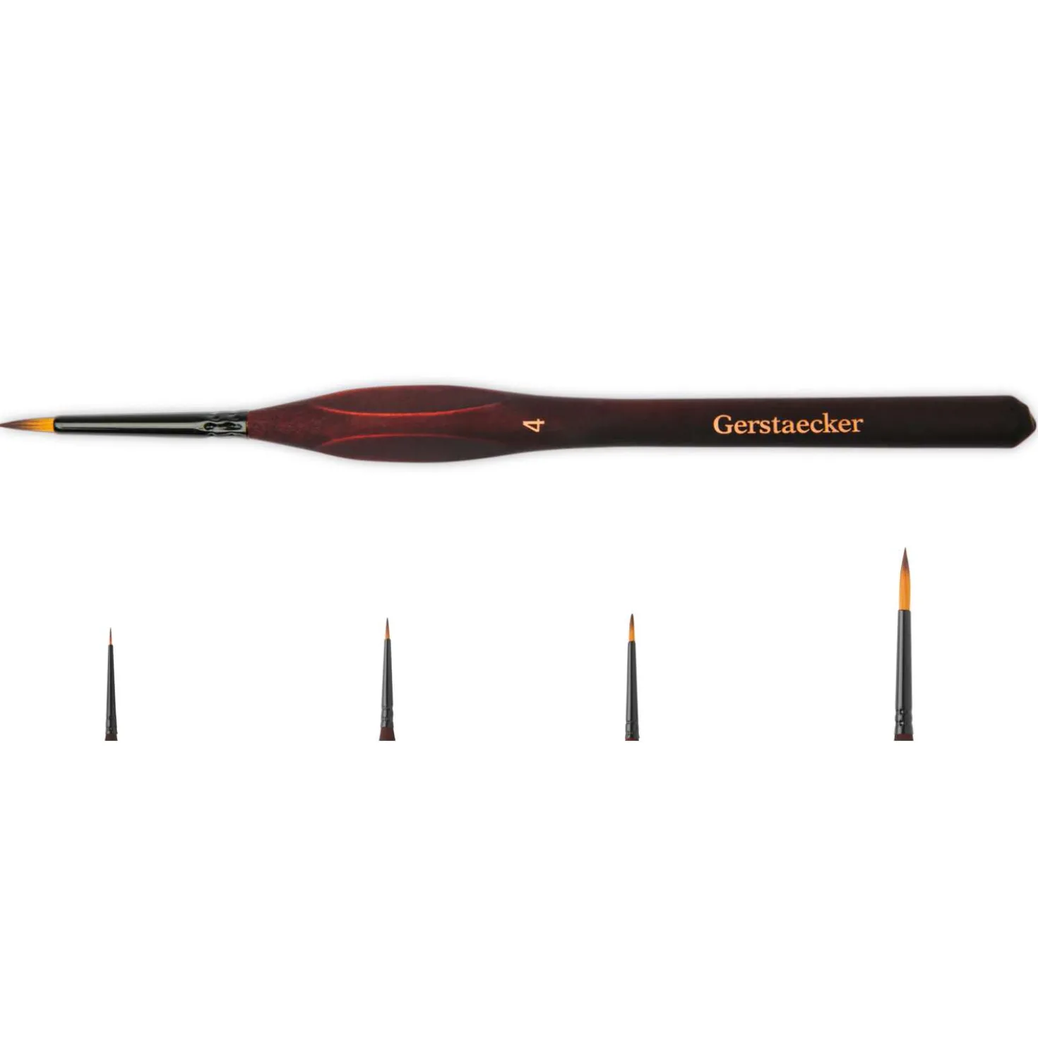 GERSTAECKER Ergonomischer Detail-Pinsel, Rundpinsel