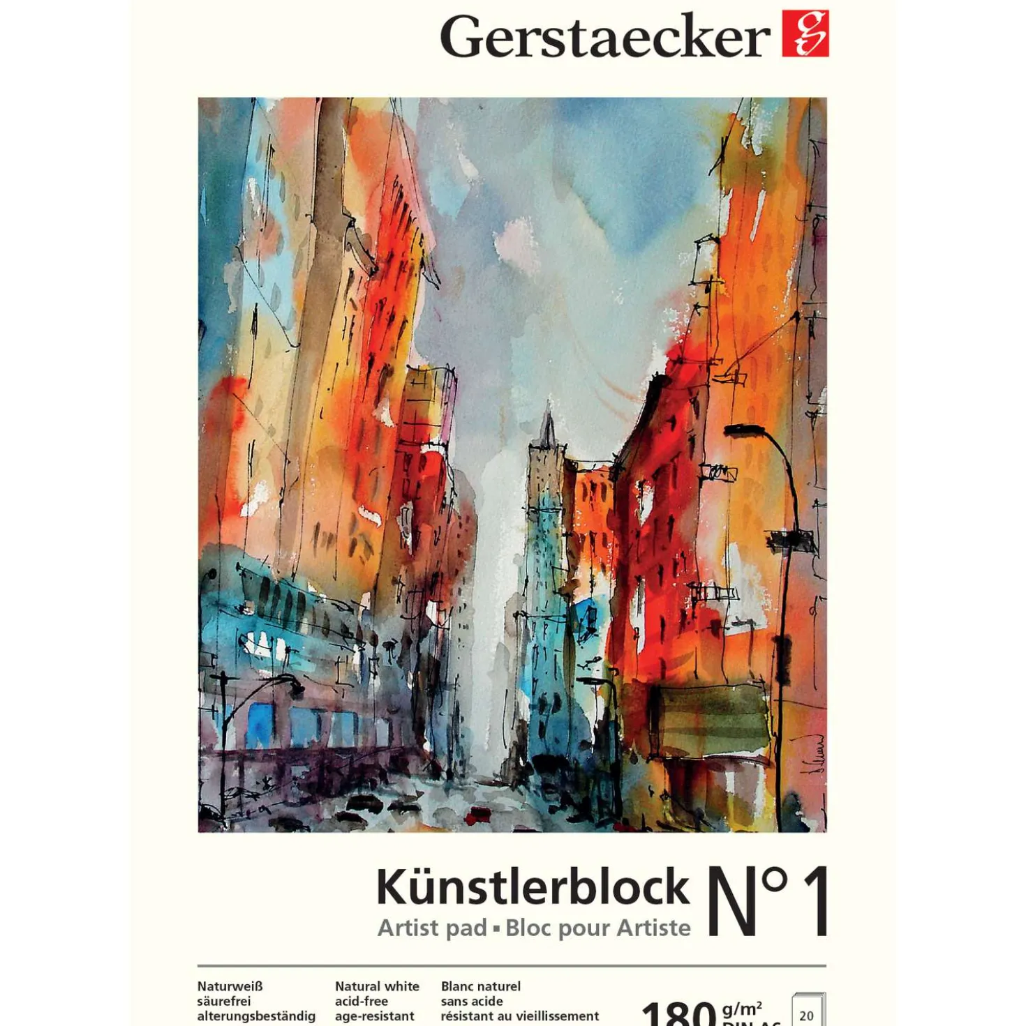 GERSTAECKER Künstlerblock N° 1 zum Kennenlernen