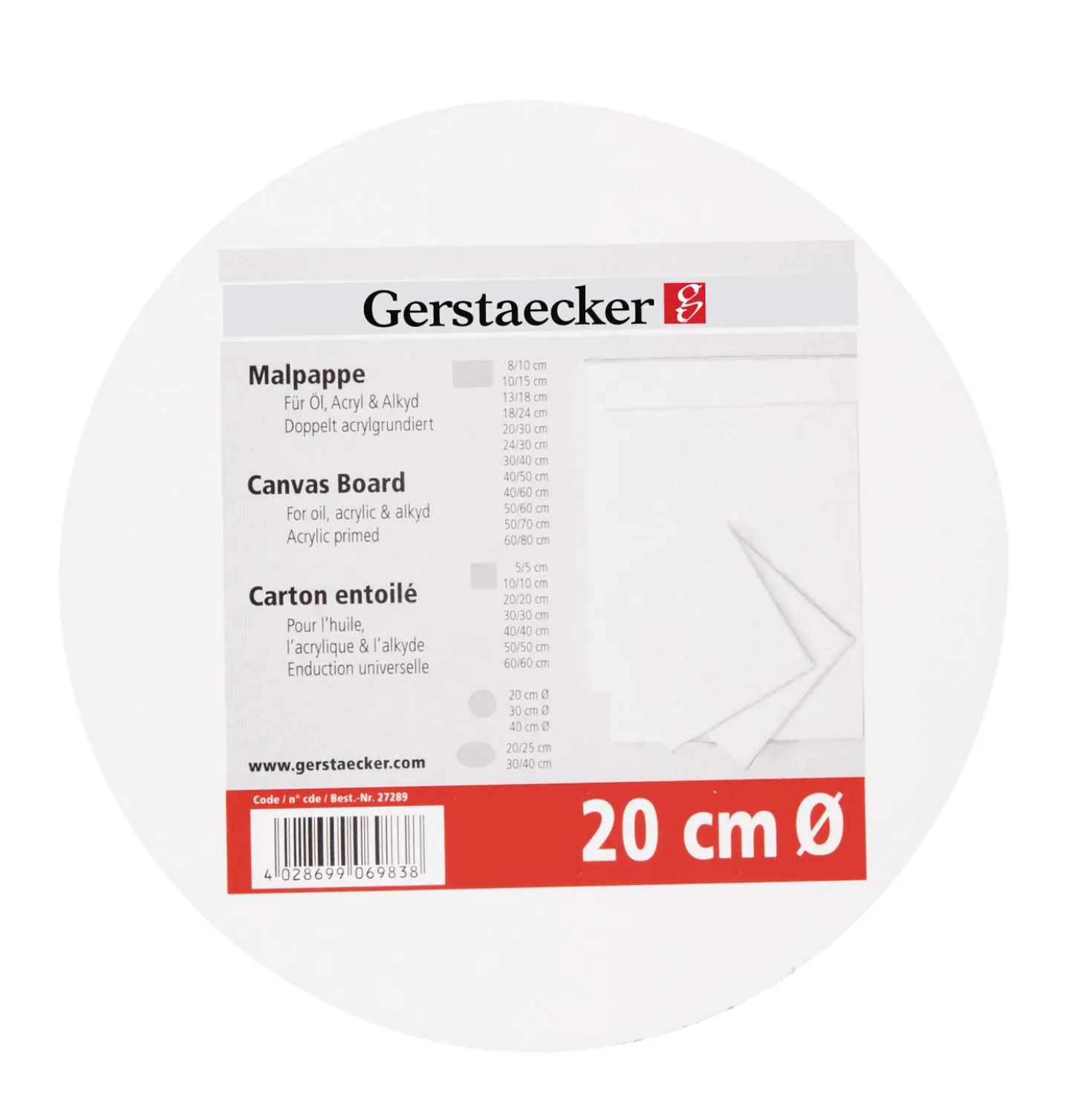 GERSTAECKER Malpappe