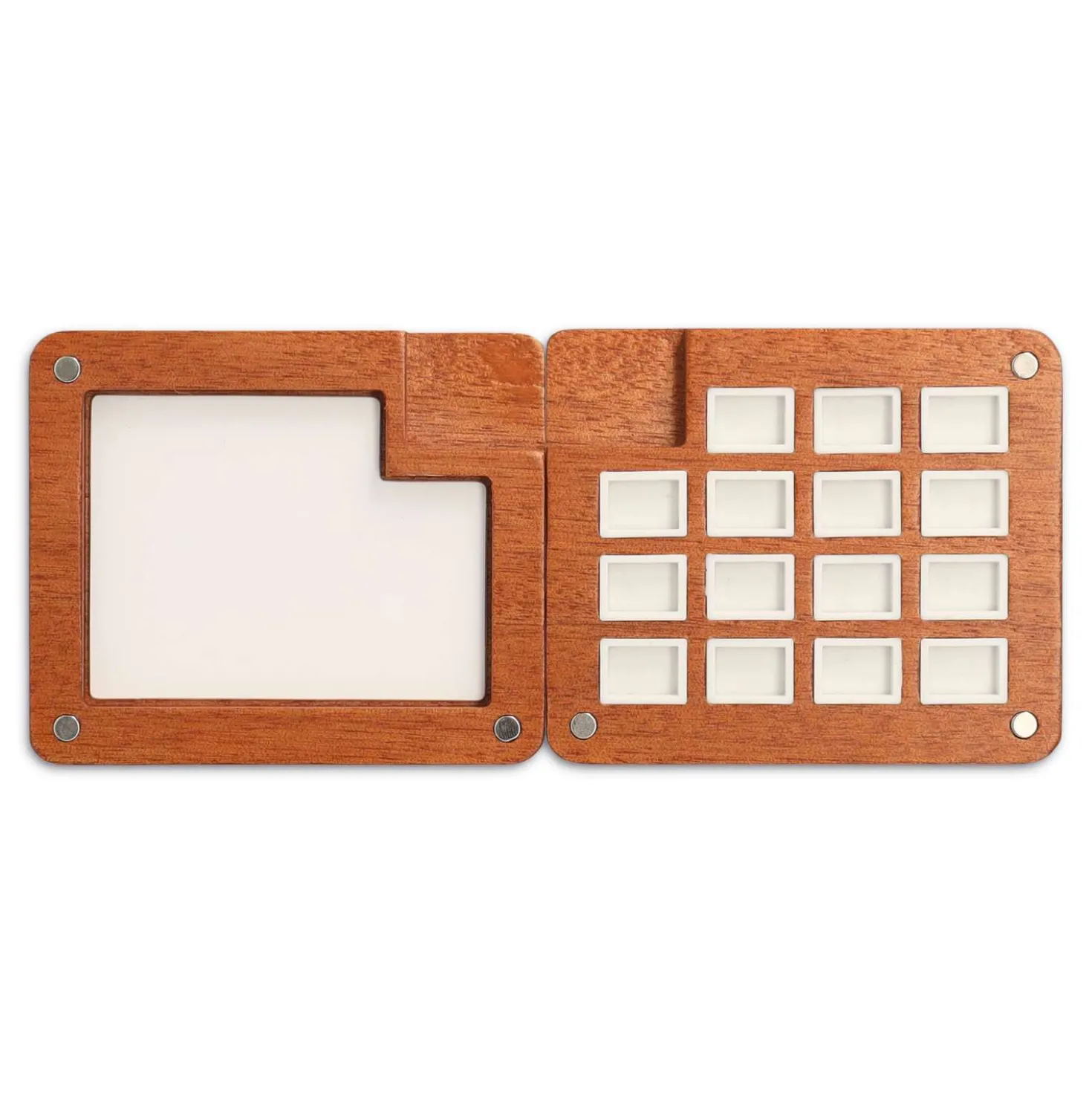 GERSTAECKER Mini Holz-Aquarellkasten, leer