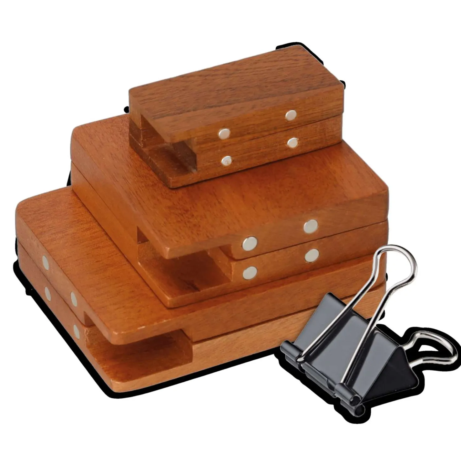 GERSTAECKER Mini Holz-Aquarellkasten, leer