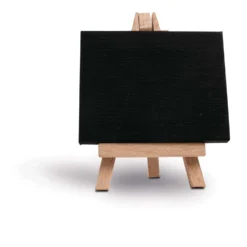 GERSTAECKER Mini-Staffelei mit Keilrahmen, schwarz