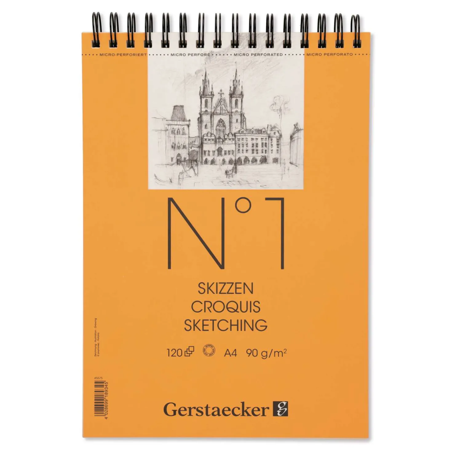 GERSTAECKER Nº 1 Skizzenblock