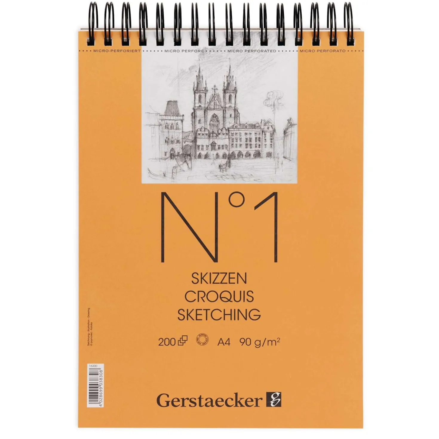 GERSTAECKER Nº 1 Skizzenblock
