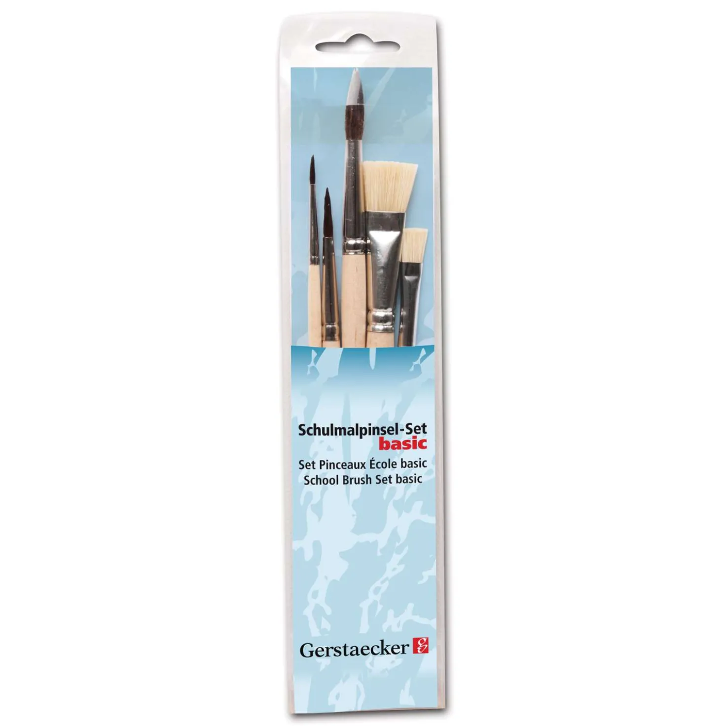 GERSTAECKER Schulmalpinsel-Set Basic